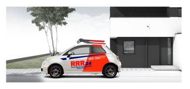 Fiat 500 Servicewagen Rohrreinigung